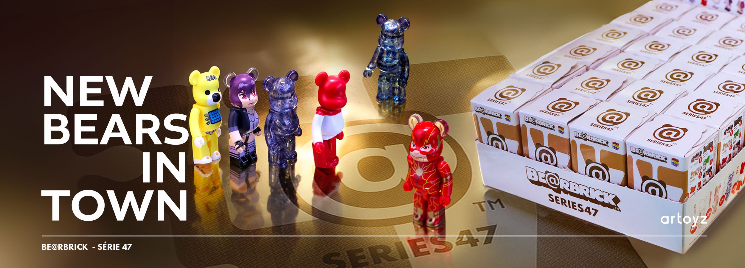 Découvrez les Bearbrick series 47