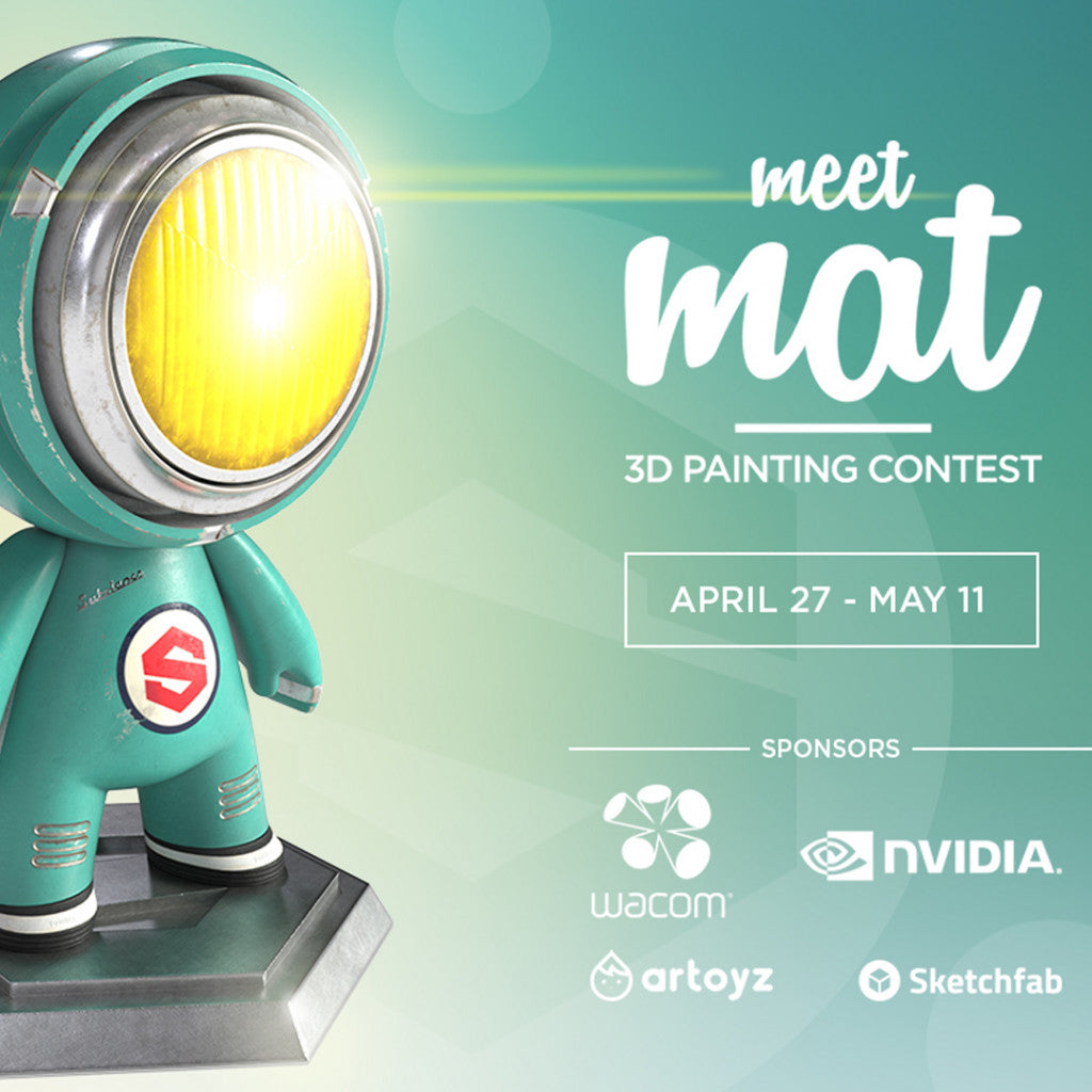 Meet MAT, Paint MAT: The 2017 Substance 3D Painting Contest