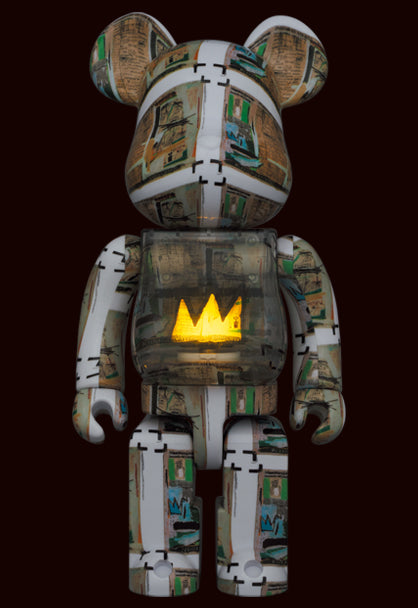 400% + 100% Bearbrick Jean-Michel Basquiat - King Pleasure