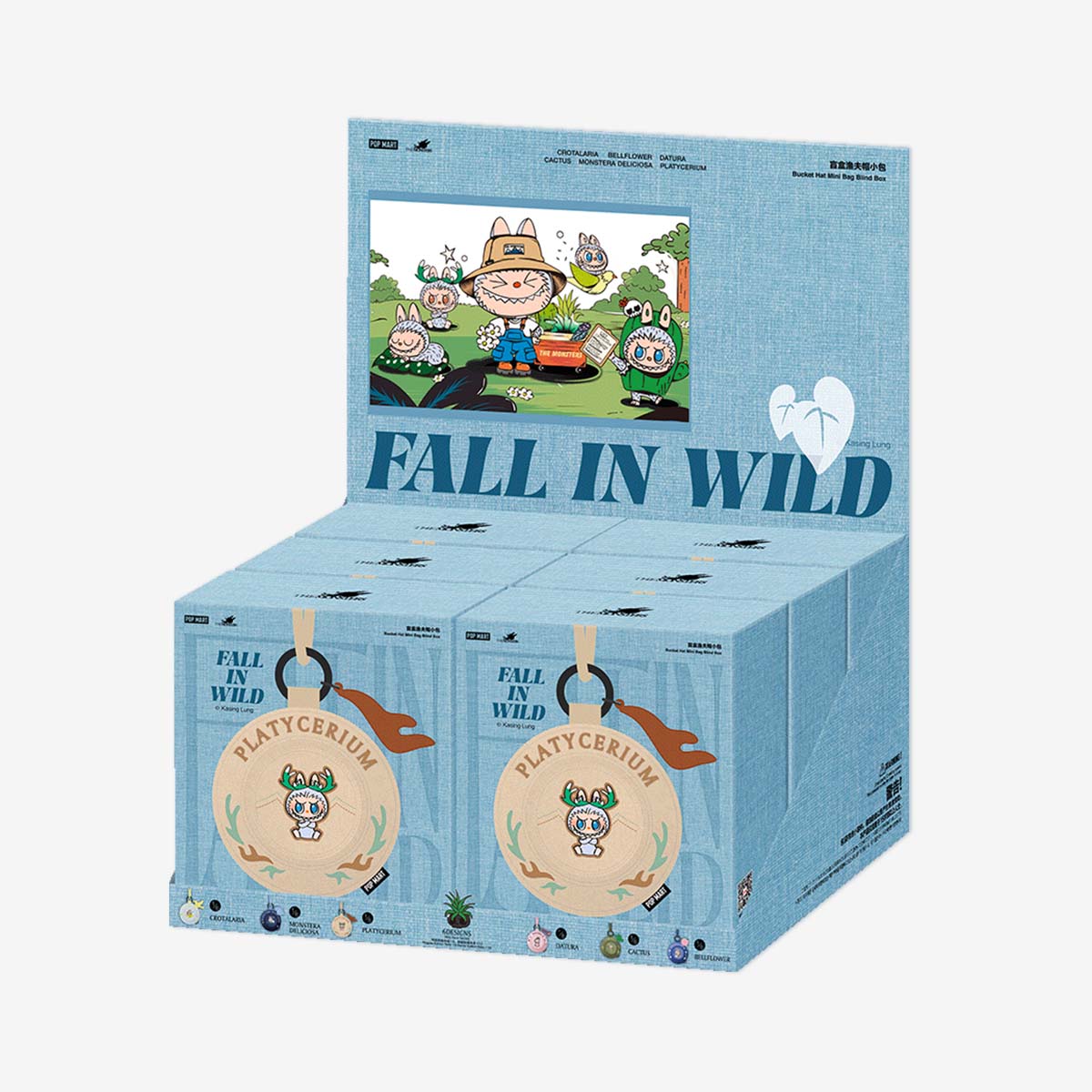 The Monsters Fall in Wild Series - Bucket Hat Mini Bag Blind Box