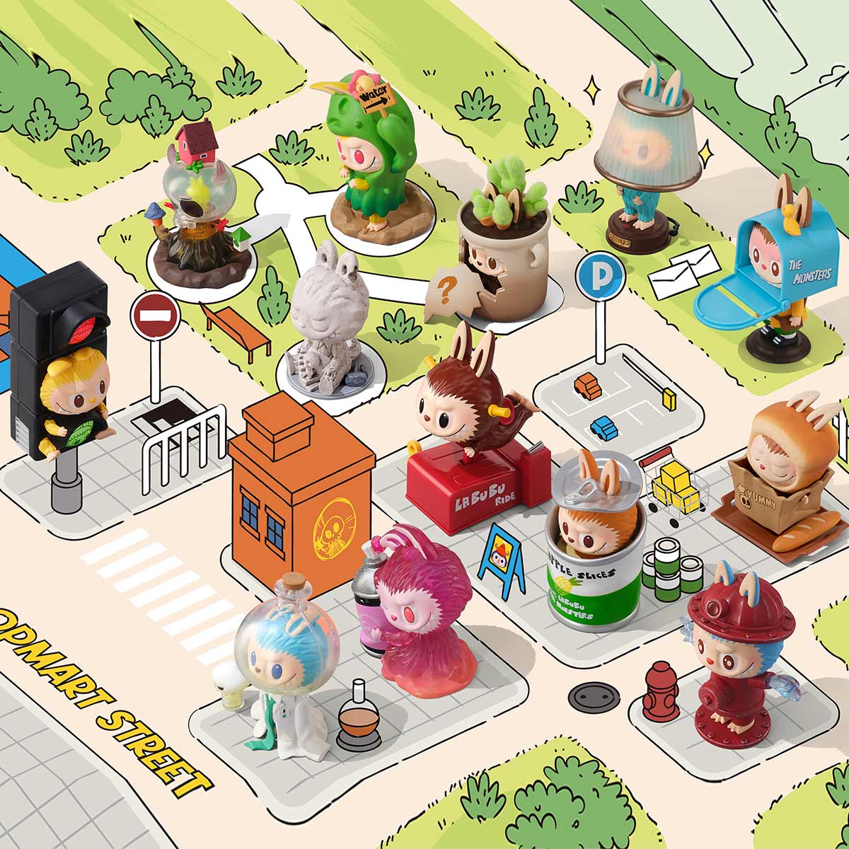 Labubu - The Monsters - Almost Hidden Series Figures