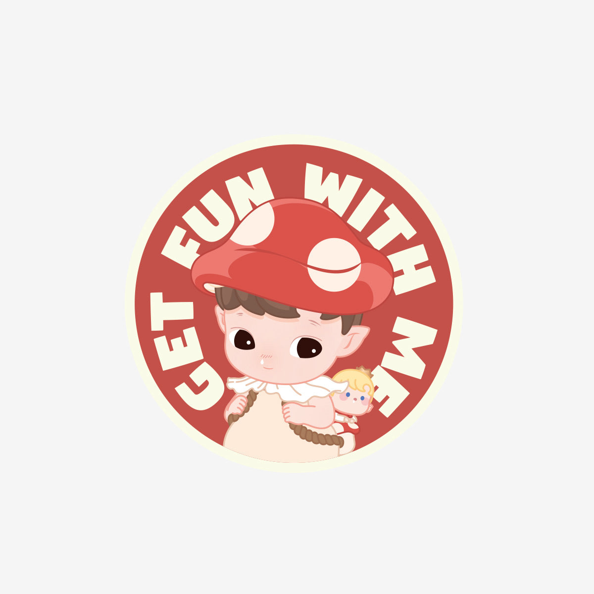 Hacipupu Adventures in the Woods series Tinplate Badge Blind Box