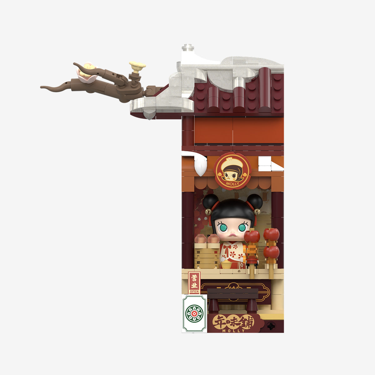 Wealthy Snake's New Year Celebration - Fortunate Hand Series Block Figures