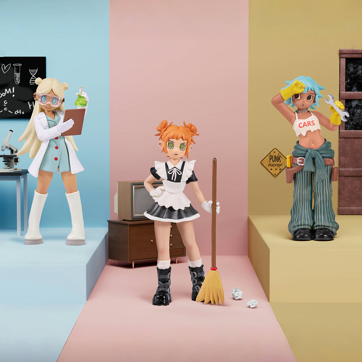 Peach Riot Rush Hour Series Figures