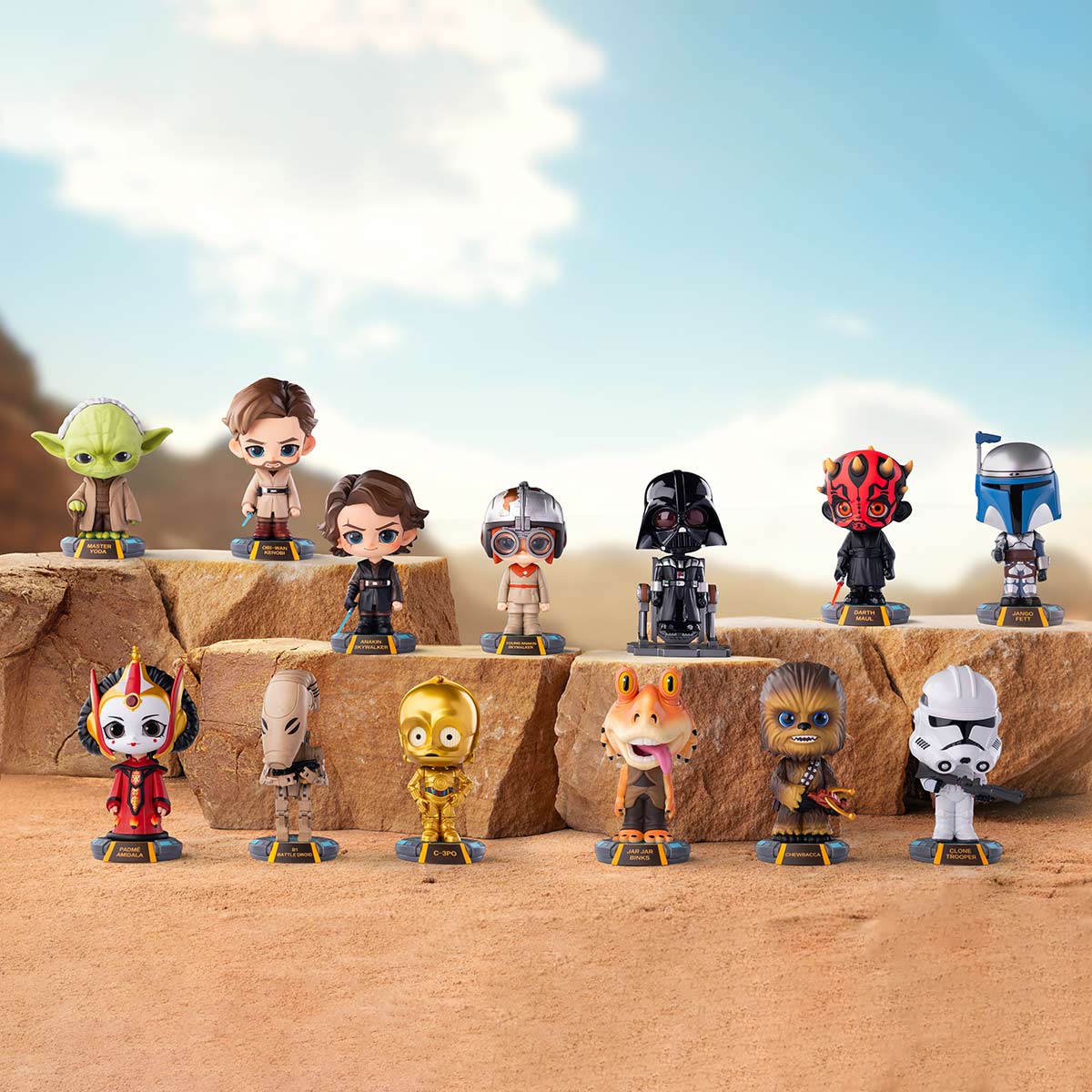 Star Wars Bobblehead Series Figures - Display (12pcs)