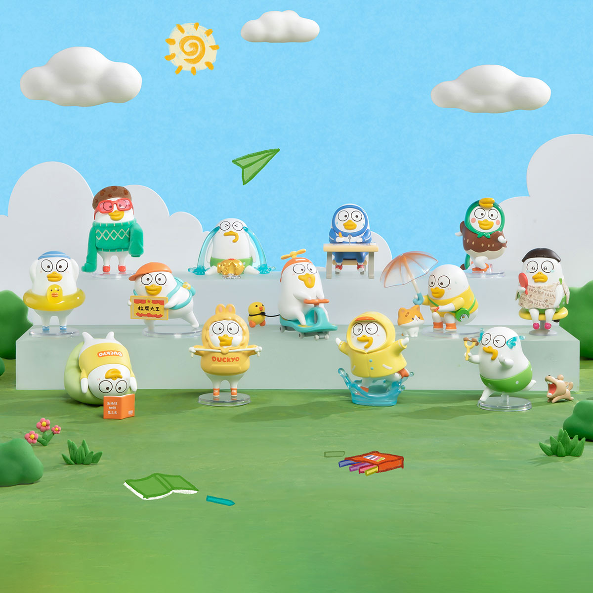 Duckyo Never Grows Up Series Figures