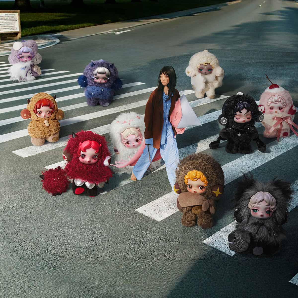 Skullpanda You Found Me ! Series Plush Doll Pendant