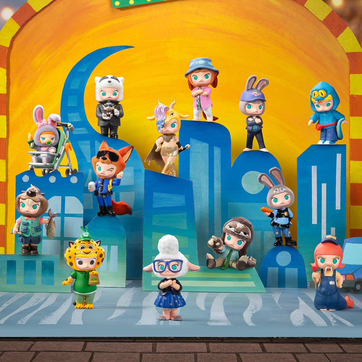 MOLLY x Zootopia Co-branded Series Figures - Figurine Popmart BlindBox