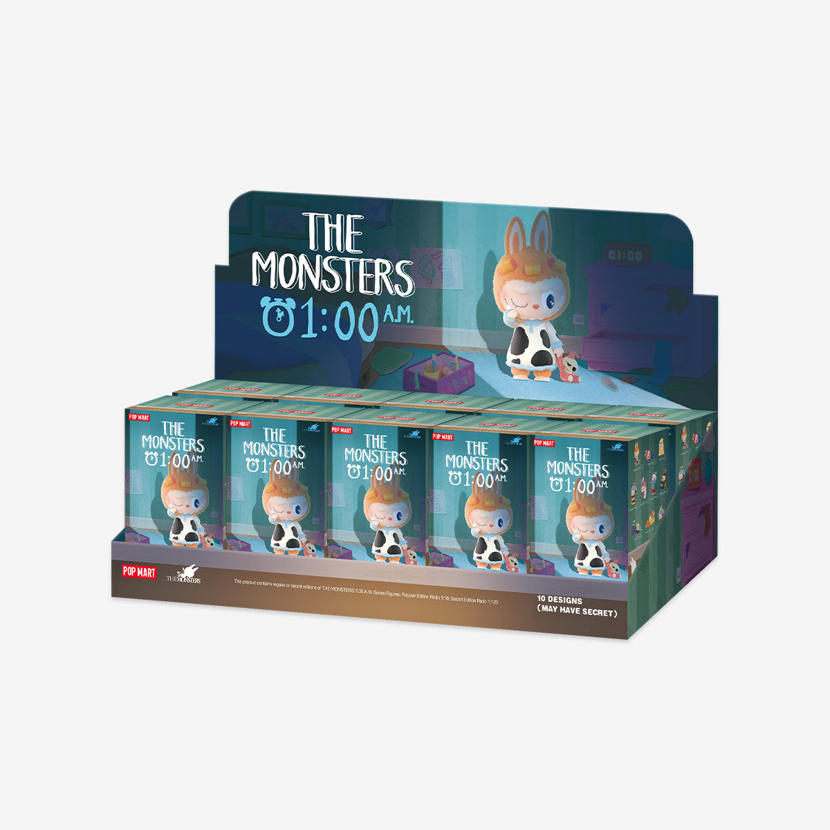 The Monsters 1:00am Series Figures - Display (10 pcs)