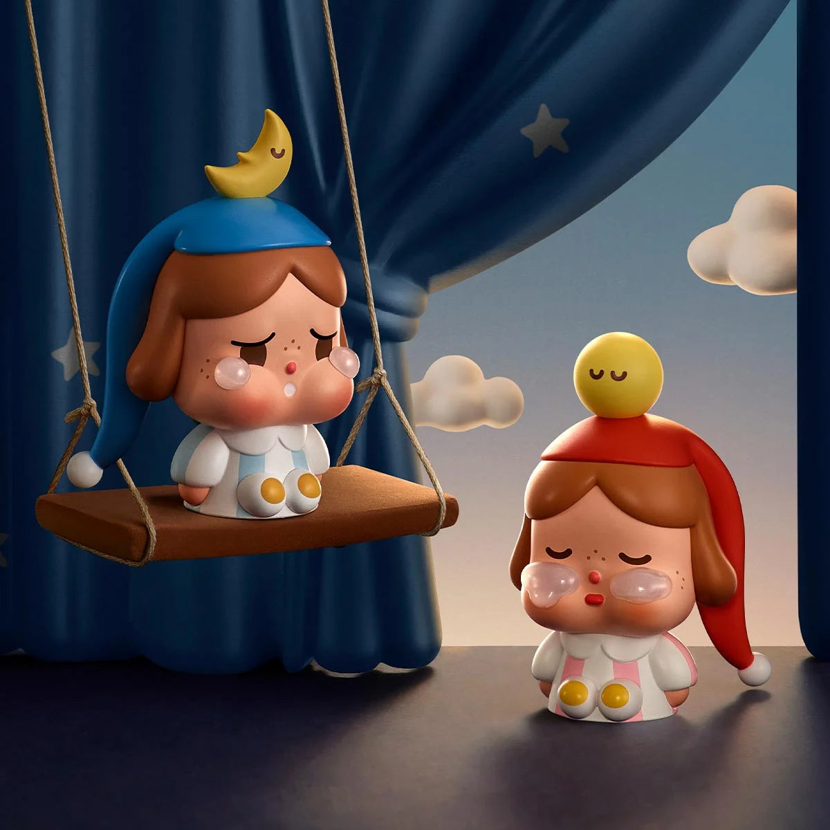 CryBaby Crying to the Moon - Sitting Series Figures