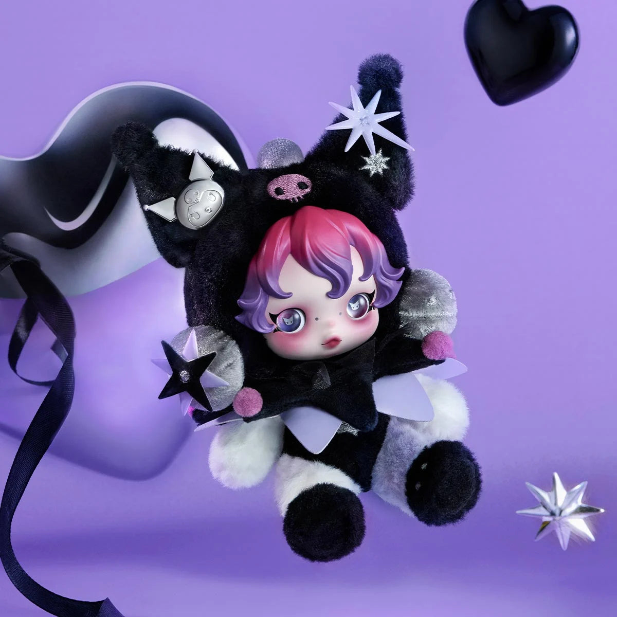 Skullpanda x Kuromi Plush