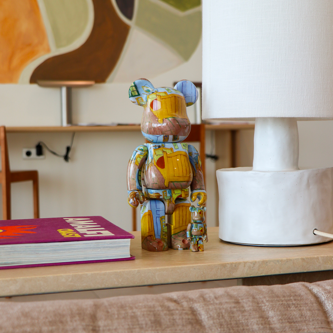 400% + 100% Bearbrick Van Gogh The Bedroom