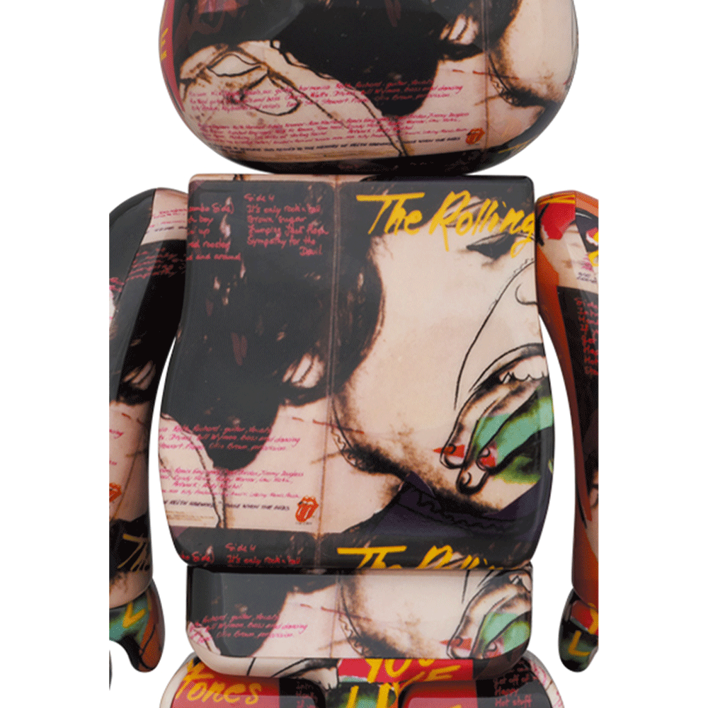 400% + 100% Bearbrick The Rolling Stones Love You Live