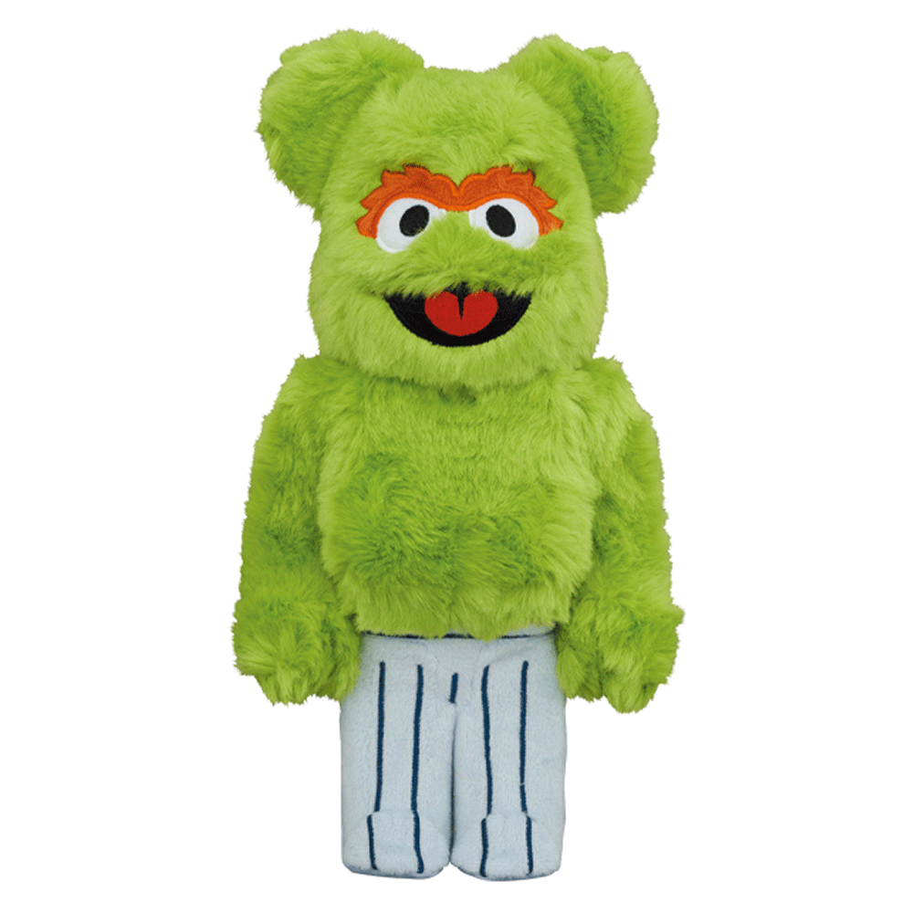 400% Bearbrick Oscar the Grouch Costume Ver.