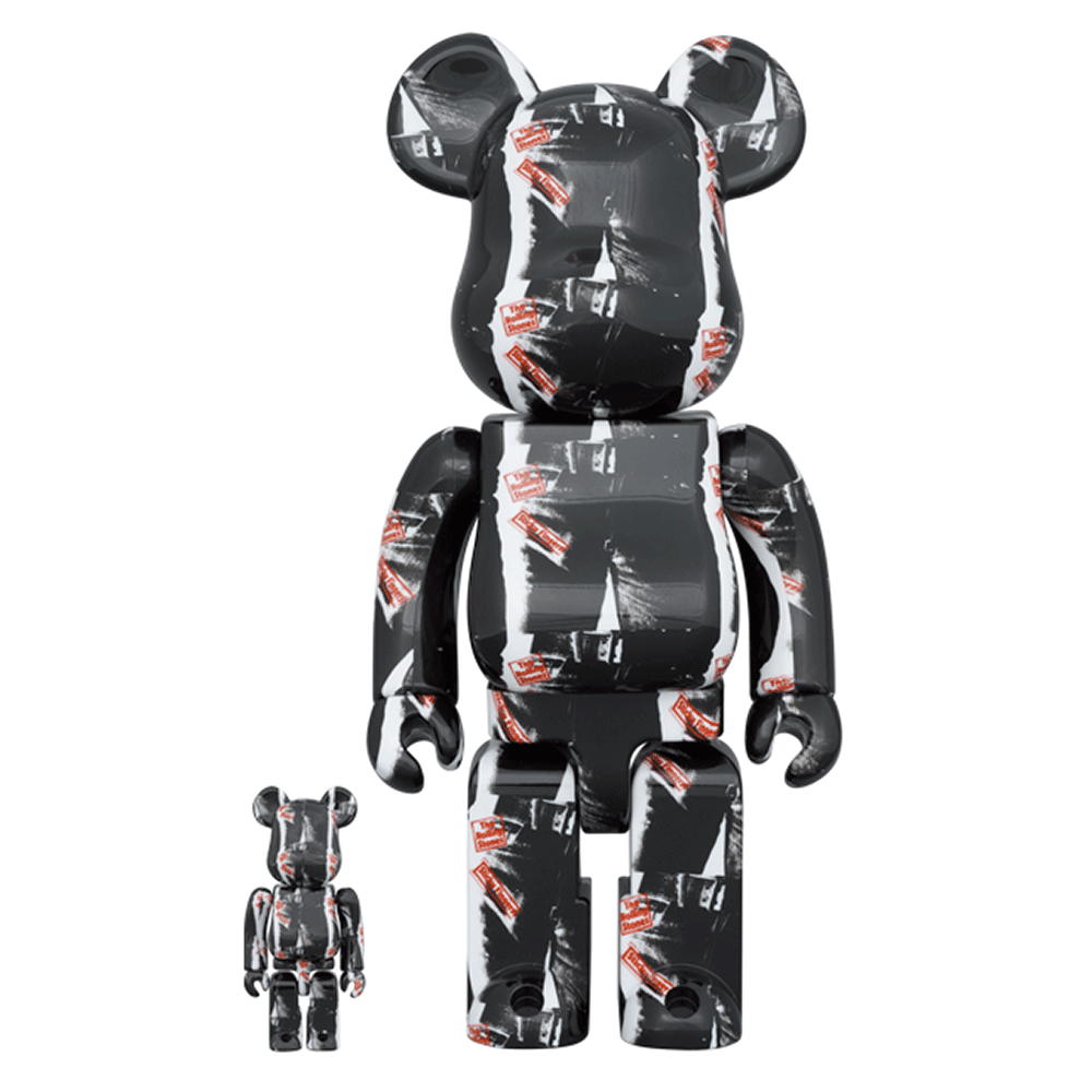 400% + 100% Bearbrick Andy Warhol X The Rolling Stones - Sticky Fingers