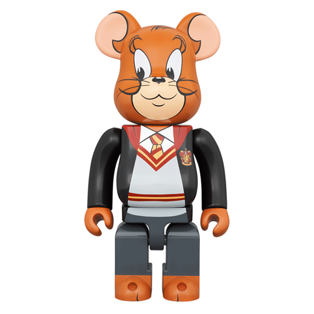 400% + 100% Bearbrick Tom & Jerry in Hogwarts House Robes