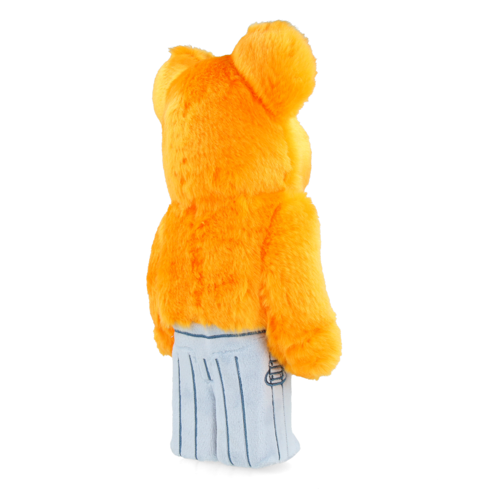 400% Bearbrick Oscar the Grouch - Costume Version (Orange) - Sesame Street