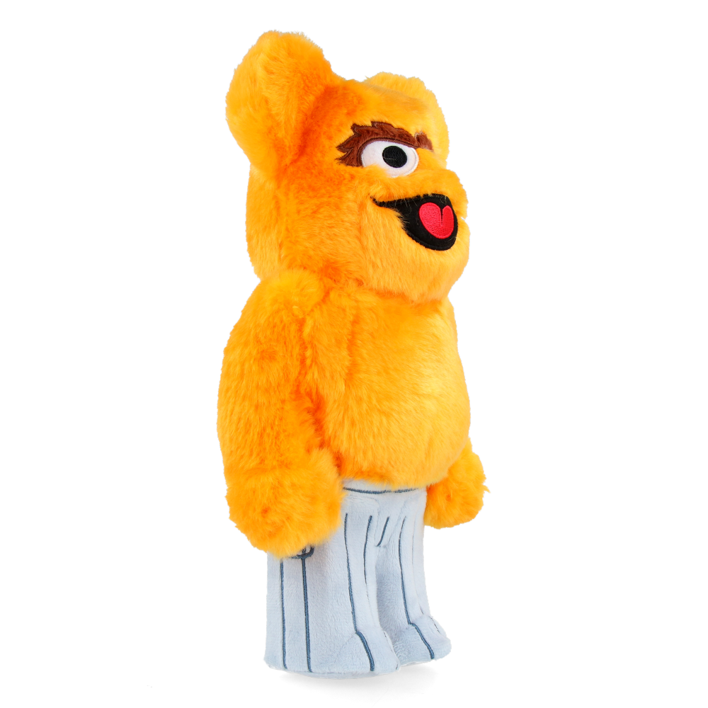 400% Bearbrick Oscar the Grouch - Costume Version (Orange) - Sesame Street