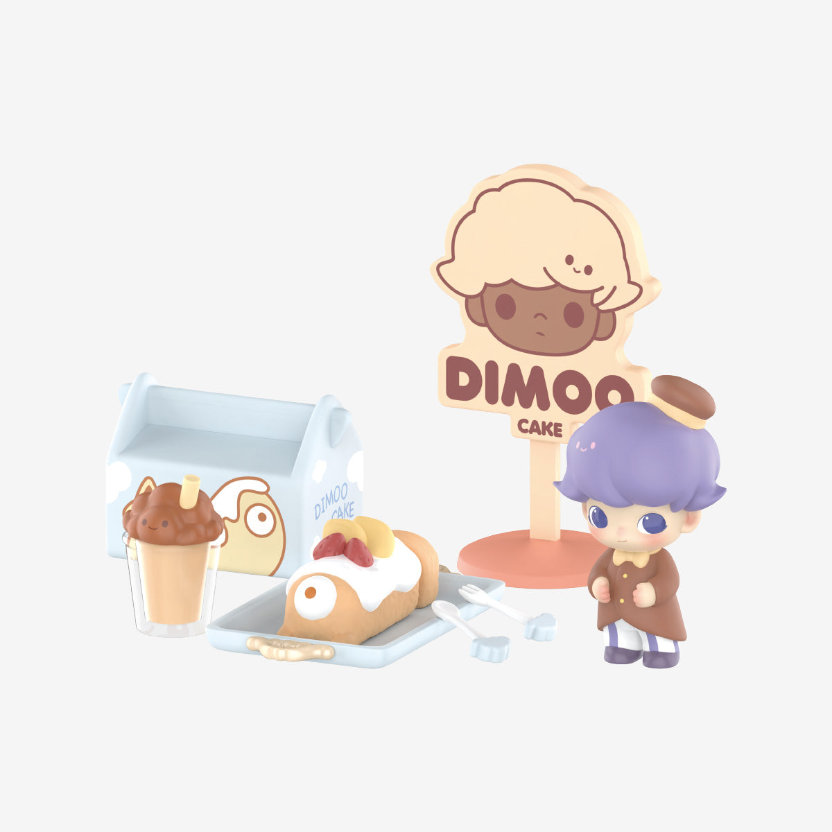 Dimoo Go on an Outing Together Series Prop