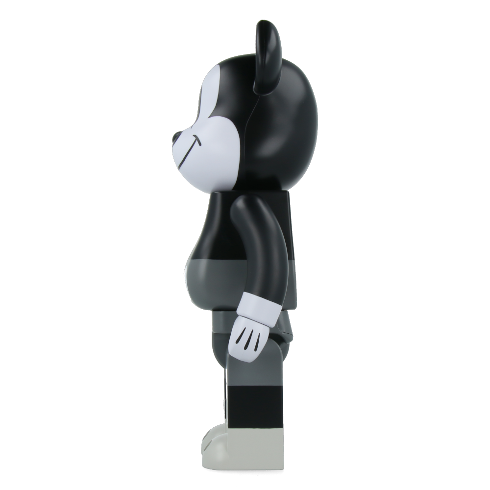 400% & 100% Bearbrick Mickey Mouse Black & White - Mickey Mouse & Friends