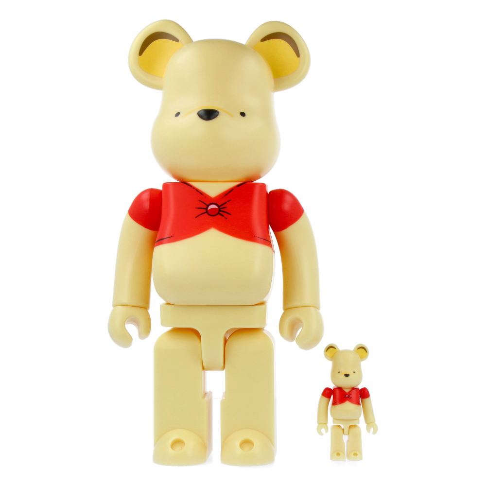 400% + 100% Bearbrick Winnie the Pooh - Classic Pooh Ver.