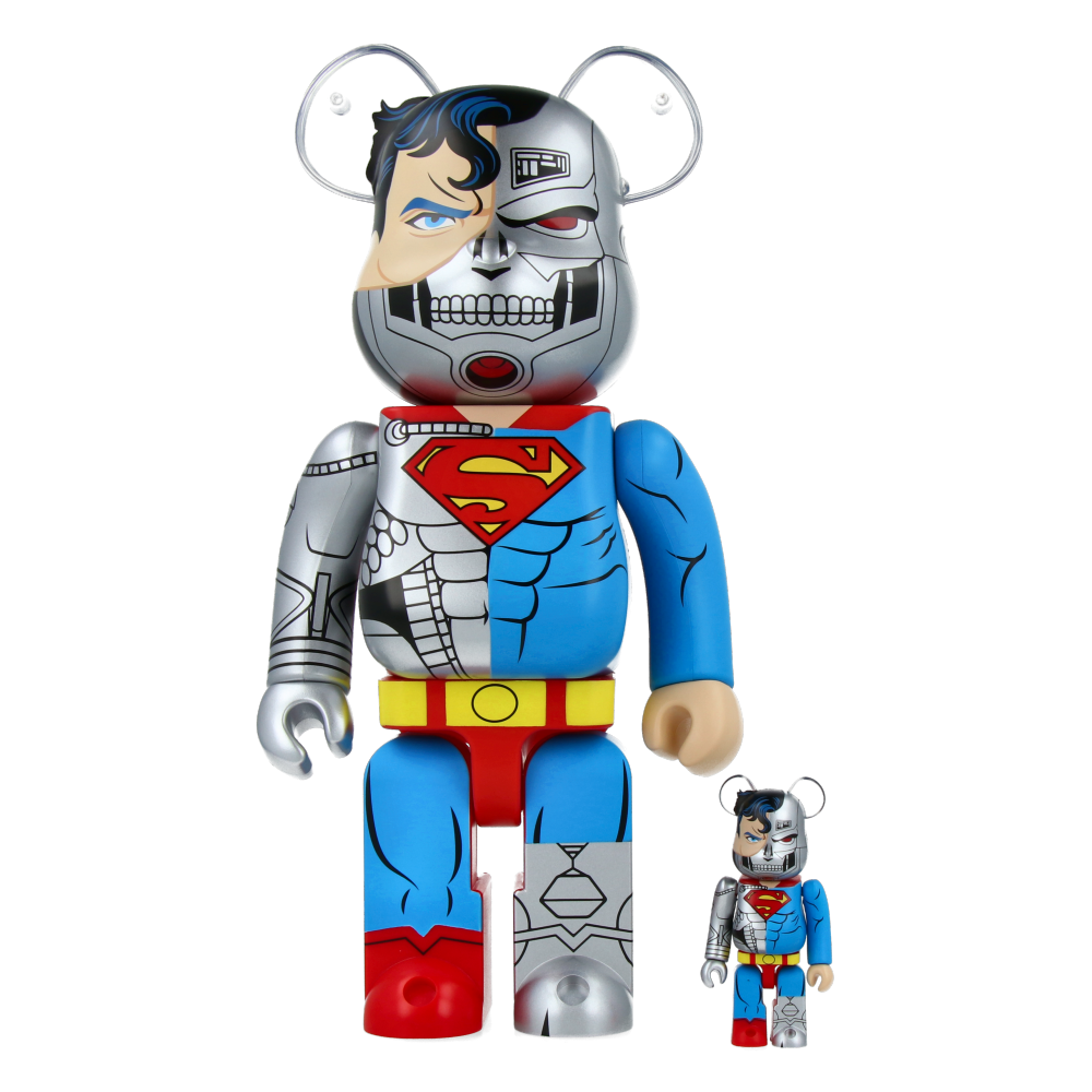 400% + 100% Bearbrick Cyborg Superman (The Return of Superman)