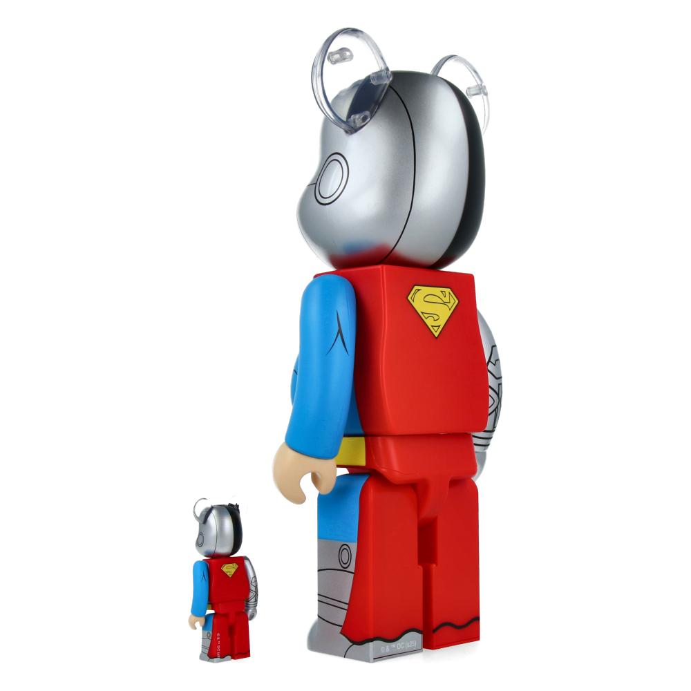 400% + 100% Bearbrick Cyborg Superman (The Return of Superman)