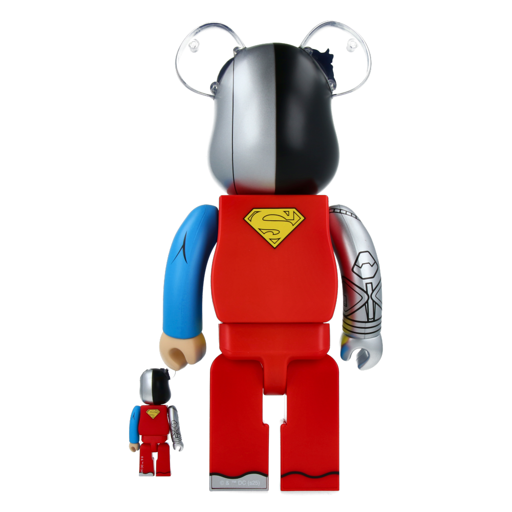 400% + 100% Bearbrick Cyborg Superman (The Return of Superman)
