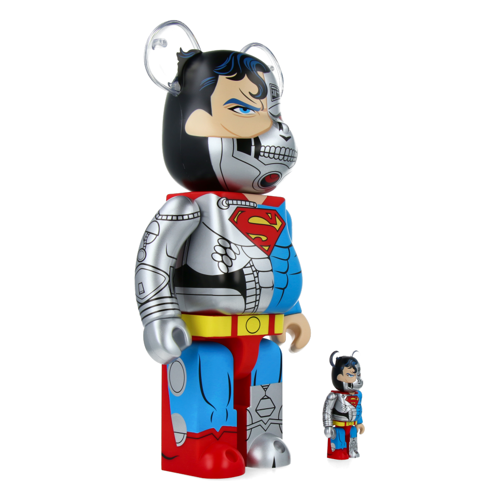 400% + 100% Bearbrick Cyborg Superman (The Return of Superman)