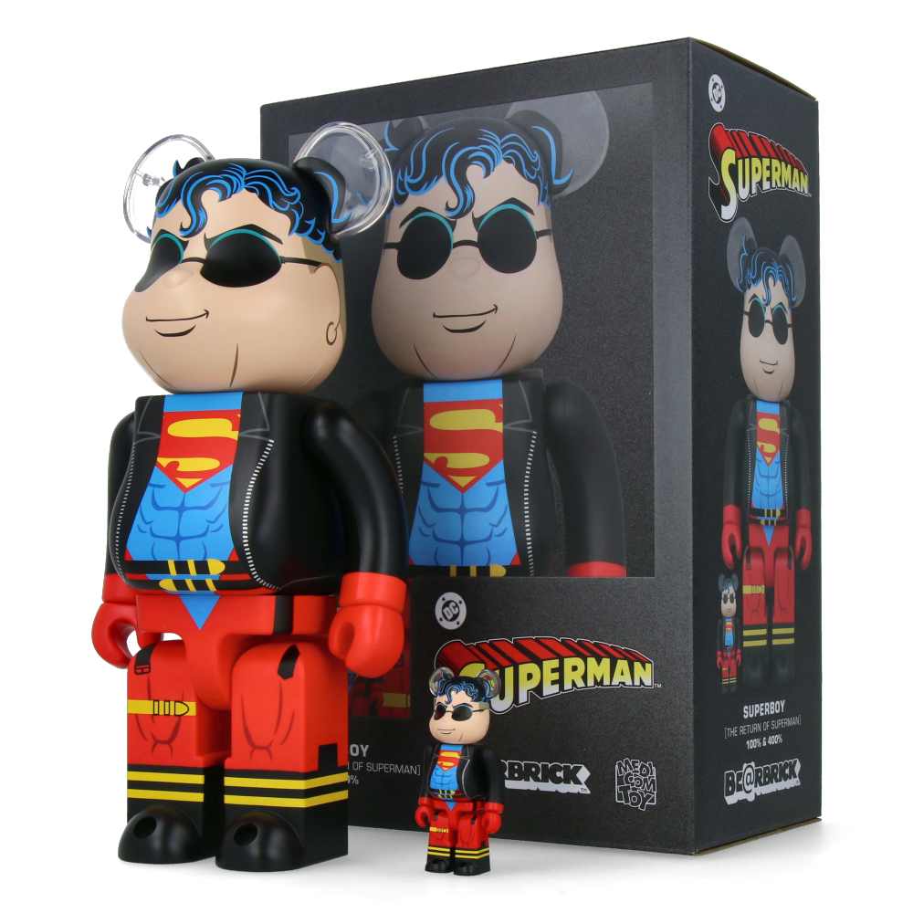 400% + 100% Bearbrick Superboy