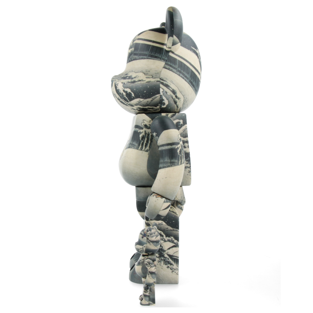 400% + 100% Bearbrick Utagawa Hiroshige - The 53 Stations of the Tokaido-Kambara