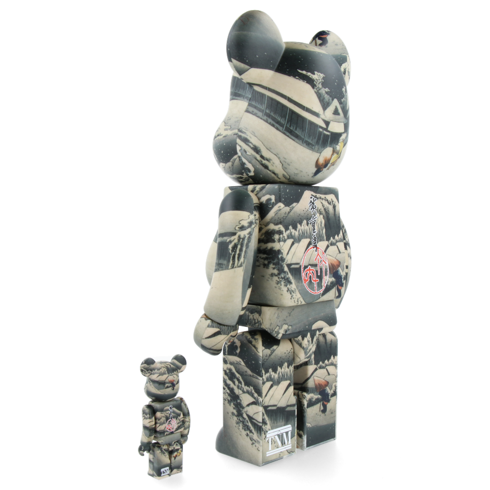 400% + 100% Bearbrick Utagawa Hiroshige - The 53 Stations of the Tokaido-Kambara
