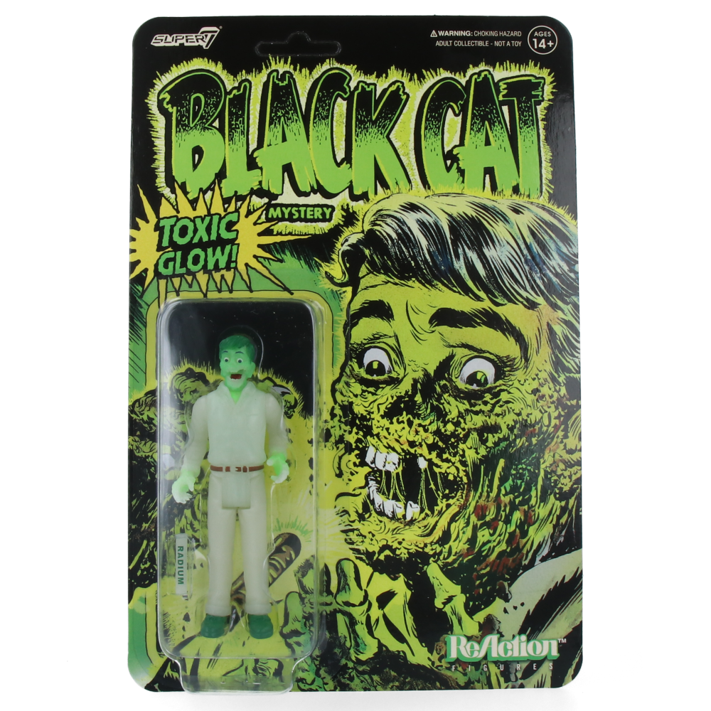 Black Cat Mystery Radium Man (Glow) ReAction Figures Super7