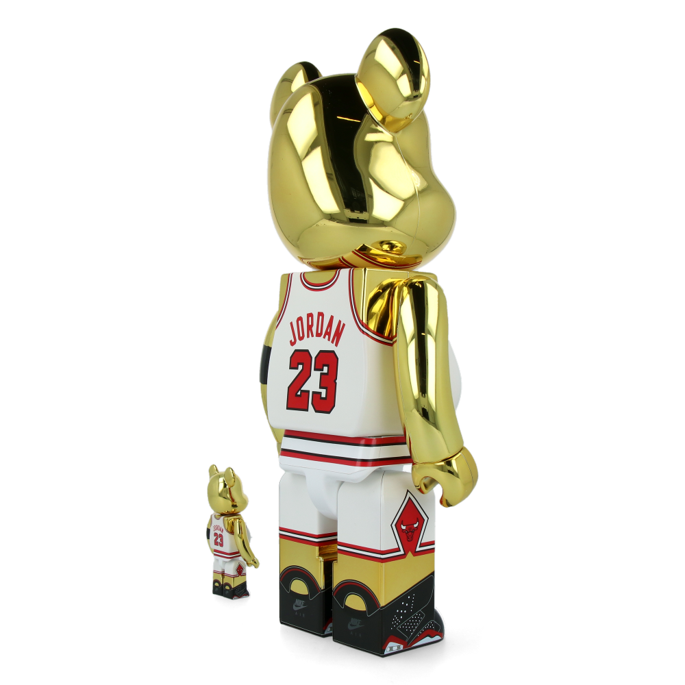 400% + 100% Bearbrick Michael Jordan 1991 World Champion