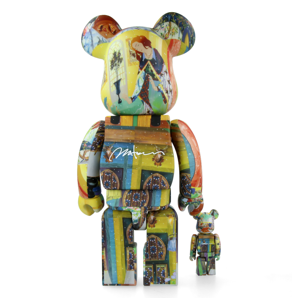 400% + 100% Bearbrick Tomakazu Matsuyama