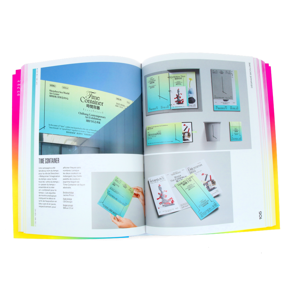 Concevoir avec la Couleur: le Dégradé dans le Design Graphique