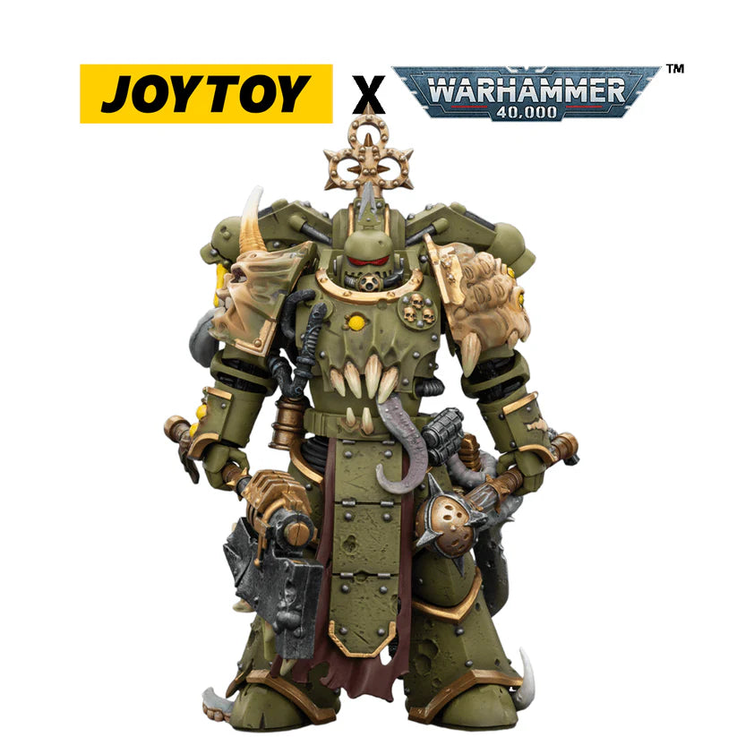 Death Guard
Plague Marine
with Bubotic axe and Plague Knife