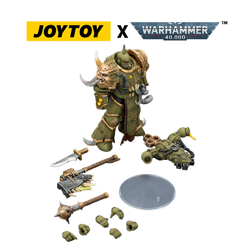 Death Guard
Plague Marine
with Bubotic axe and Plague Knife