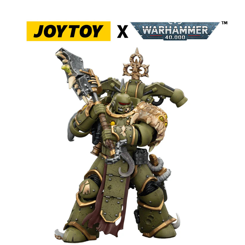 Death Guard
Plague Marine
with Bubotic axe and Plague Knife