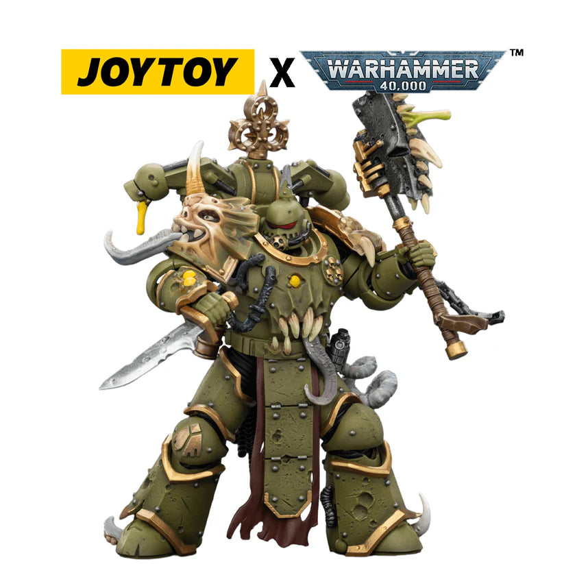 Death Guard
Plague Marine
with Bubotic axe and Plague Knife