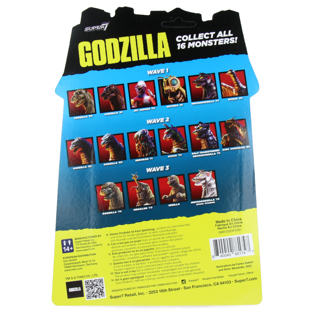 Toho ReAction Figures - Godzilla '84 (Toy Recolor)