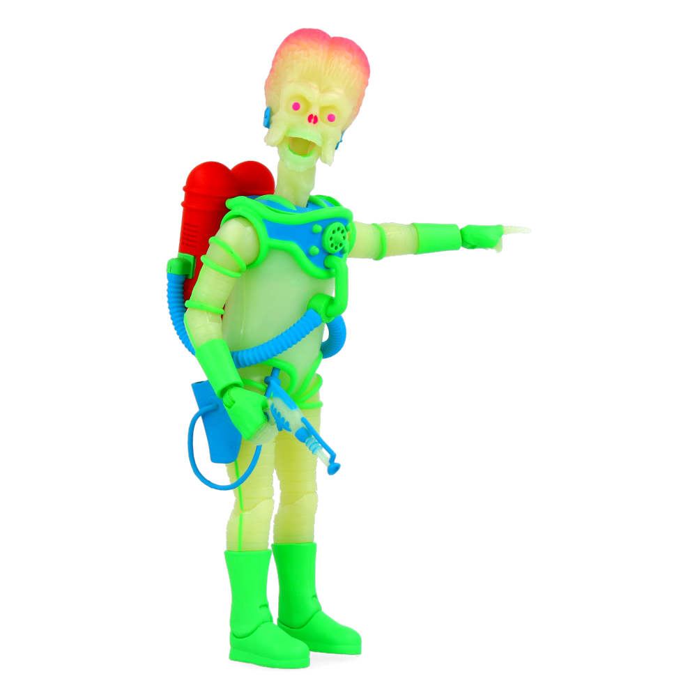 Martian (Invasion Begins, Glow) - Mars Attack ULTIMATES! Wave 2