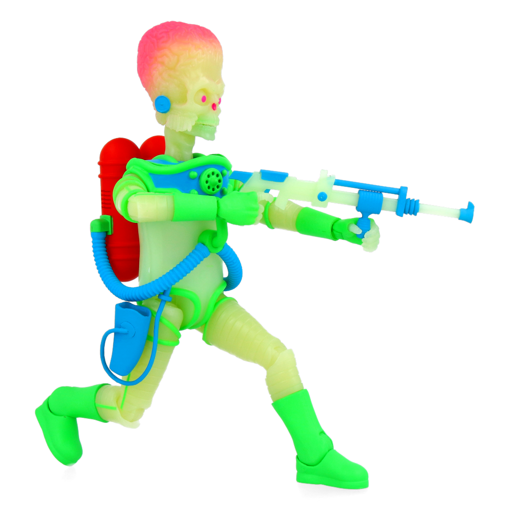 Martian (Invasion Begins, Glow) - Mars Attack ULTIMATES! Wave 2