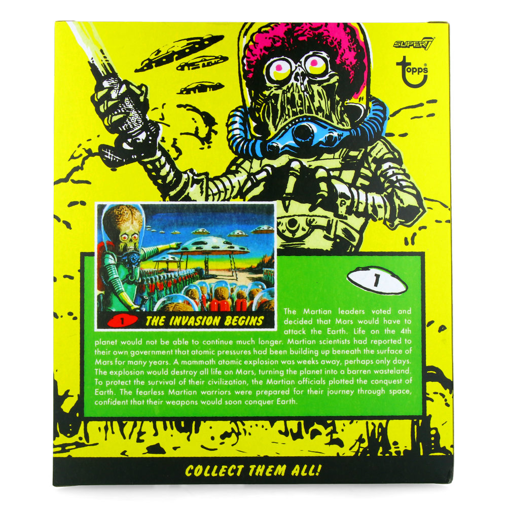 Martian (Invasion Begins, Glow) - Mars Attack ULTIMATES! Wave 2