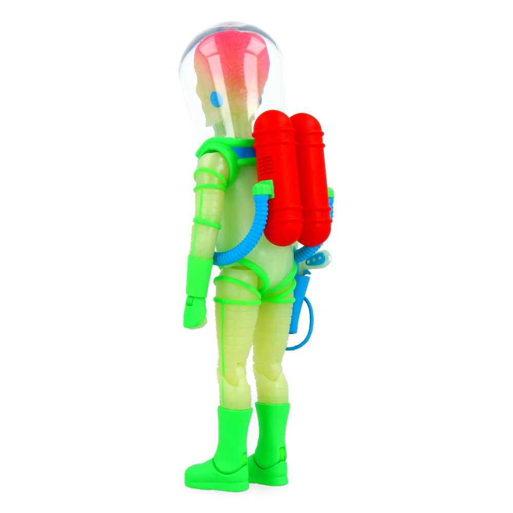 Martian (Invasion Begins, Glow) - Mars Attack ULTIMATES! Wave 2