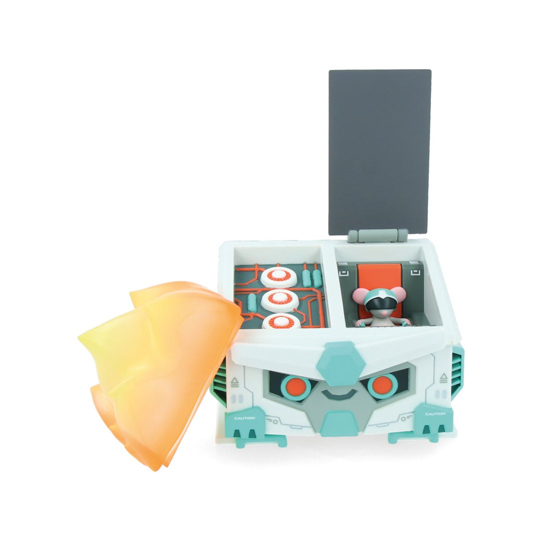 Mecha Dumpster Fire Vinyl Figure