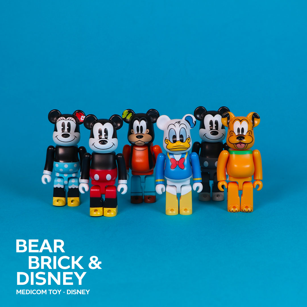 100% Bearbrick Chase Disney Mickey Mouse and Friends - Blind Box