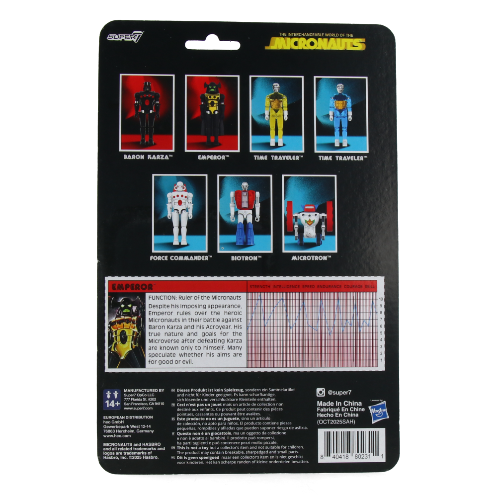 Micronauts ReAction+ Wave 3 - Emperor