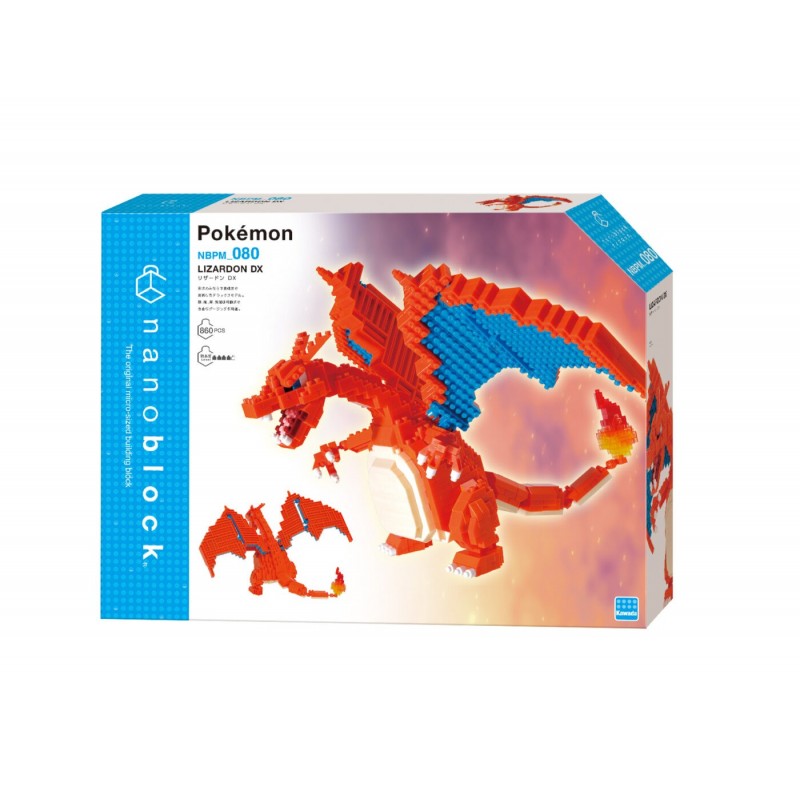Pokémon x Nanoblock - Dracaufeu Deluxe - NBPM 080