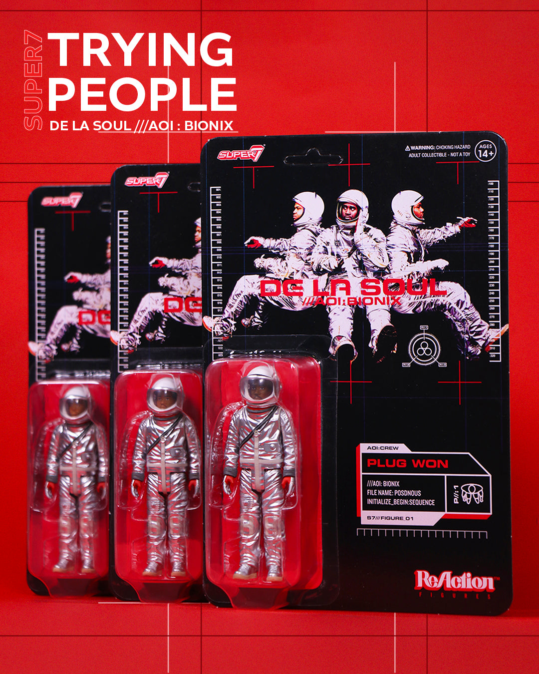 David "Trugoy the Dove" Jolicoeur (Spacesuit, AOI: Bionix) - De La Soul ReAction Figures Wave 2